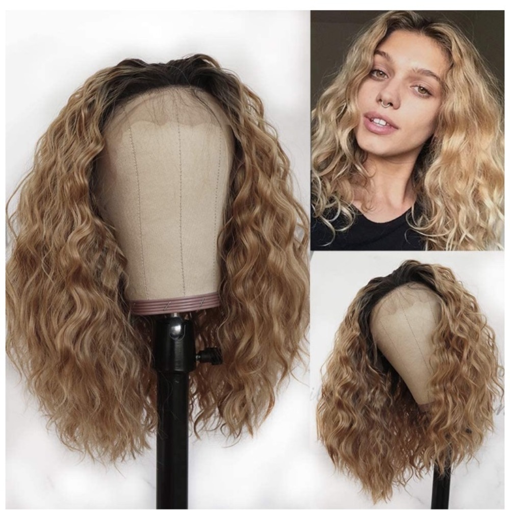 Short Loose Curly Lace Front Wigs